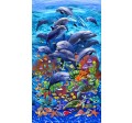JEWELS OF THE SEA PANEL - 24" REPEAT