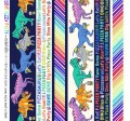 DINO PIZZA PARTY STRIPE