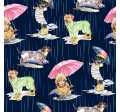 DOGS IN THE RAIN