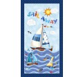SAIL AWAY PANEL - 24" REPEAT