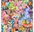 CIRCUS COSTUME COLLAGE