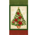 FESTIVE TREE PANEL - 24" REPEAT