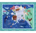 MAP OF ALASKA -36" REPEAT PANEL