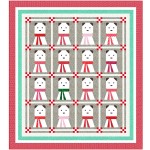 MINKY A Beary Christmas Quilt by Wendy Sheppard / 72.5"x80.5"