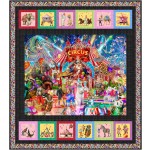 Circus Posters Quilt feat. A Night at the Circus By Natalie Crabtree