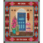 Mi Casa Adobe Canyon Quilt y Marsha Evans Moore  /54.5"x64.5"