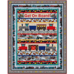 Get on Board all aboard by Marsha Evans Moore quilt