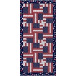 running proud table runner all american by joy heimark /22"Wx46"H - free pattern available in february, 2023