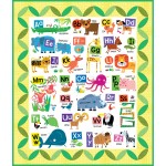 Easy as ABC Panel Quilt by Susan Emory