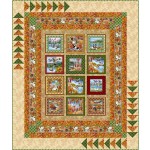 Duck Season feat. autumn lake by Steinbrook quilt- free pattern available in july, 2025