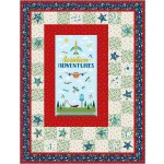 Flying High Stars Quilt feat. Aviation Adventure by Ladeebug Design