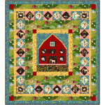 BARN BY MARSHA EVANS MOORE QUILT FEAT. FARM DAYS -PATTERN AVAILABLE IN JULY