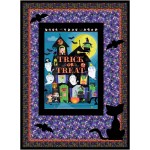 bat attack 2 halloween season quilt by ladeebug design /55"x75"