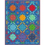 moroccan mosaic quilt by kristine poor 59"x75"