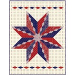 Big Star Diamond Quilt by Hunter's Design Studio / 52" x 68"