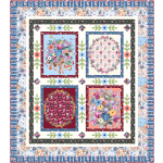 Flower Play Quilt feat. Bohemian Lane by Marsha Evans Moore- free pattern available May 2026