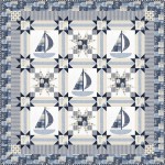 Set Sail Bon Voyage Quilt by Christine Stainbrook /51"x51"