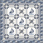 Set Sail Bon Voyage Quilt by Christine Stainbrook /51"x51"