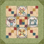 Born to Sew Quilt  by Jackie Patton /24"x24"
