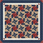 bucking stars feat. buckaroo by joy in stitches quilt-free pattern available in July, 2025