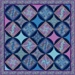 Opulance Quilt feat. Buckingham Paisley by Natalie Crabtree- free pattern available July 2026
