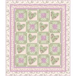 Budding Rose Patch Quilt feat. Budding Roses by Ladeebug Design