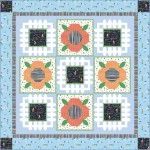 Bunnys Garden Quily by Heidi Pridemore /64"x64"
