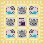 Here Kitty Kitty feat. cotton couture by Project House 360 - free pattern available 