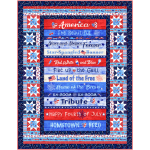 Celebrate the USA Hometown America Quilt by Marsha Evans Moore /47.5"x57.5" - free pattern available in April 2022