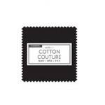 BLACK COTTON COUTURE CHARMS- 42 pcs - comes in a case of 10