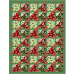 christmas cheer chistmas rodeo quilt by tamarinis /58"Wx76"H