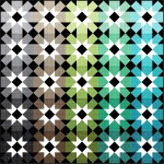 Coco Burst Quilt Earth by Sherry Shish /60"x60"