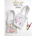 Color Me Fabric Tote by The Sewing Rabbit