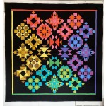 Color Therapy cotton couture Quilt by Material Girlfriends