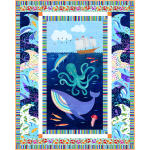 Fun-der the Sea Quilt Colorful aquatic- Free pattern 