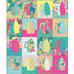 Irony Colorful Cottage Quilt by Everyday Stitches - 40"x48"