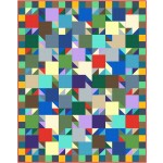 Lucky 21 quilt by Swirly Girls Design 57"x72"