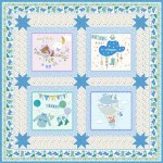 Yahoo Quilt (Blue) feat. Cowboy & Cowgirl Cuddles by Project House 360- free pattern available March 2027