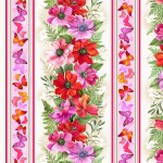 FLORAL GARDEN STRIPE