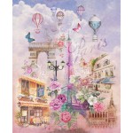 VINTAGE PARIS PANEL -36" REPEAT