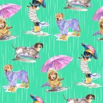 DOGS IN THE RAIN