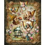 THE GEARLIT FAIRIES PANEL 36" REPEAT