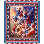 RED,WHITE & BEAUTIFUL PANEL 36" REPEAT