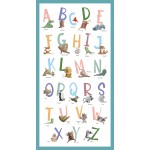 ALPHABET YOGA PANEL -24" REPEAT