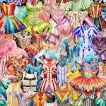 CIRCUS COSTUME COLLAGE