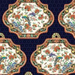 IMARI BIRD AND FLOWER