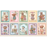 BEAR FAMILY VIGNETTES - 24" REPEAT