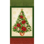 FESTIVE TREE PANEL - 24" REPEAT