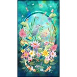 POND OF SERENITY PANEL-24" REPEAT