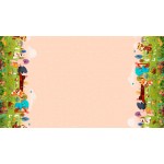 MUSIC FESTIVAL - Double Border - 24" repeat